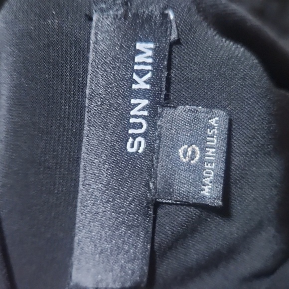 Sun Kim SZ S One Arm Black Blouse - Picture 8 of 9